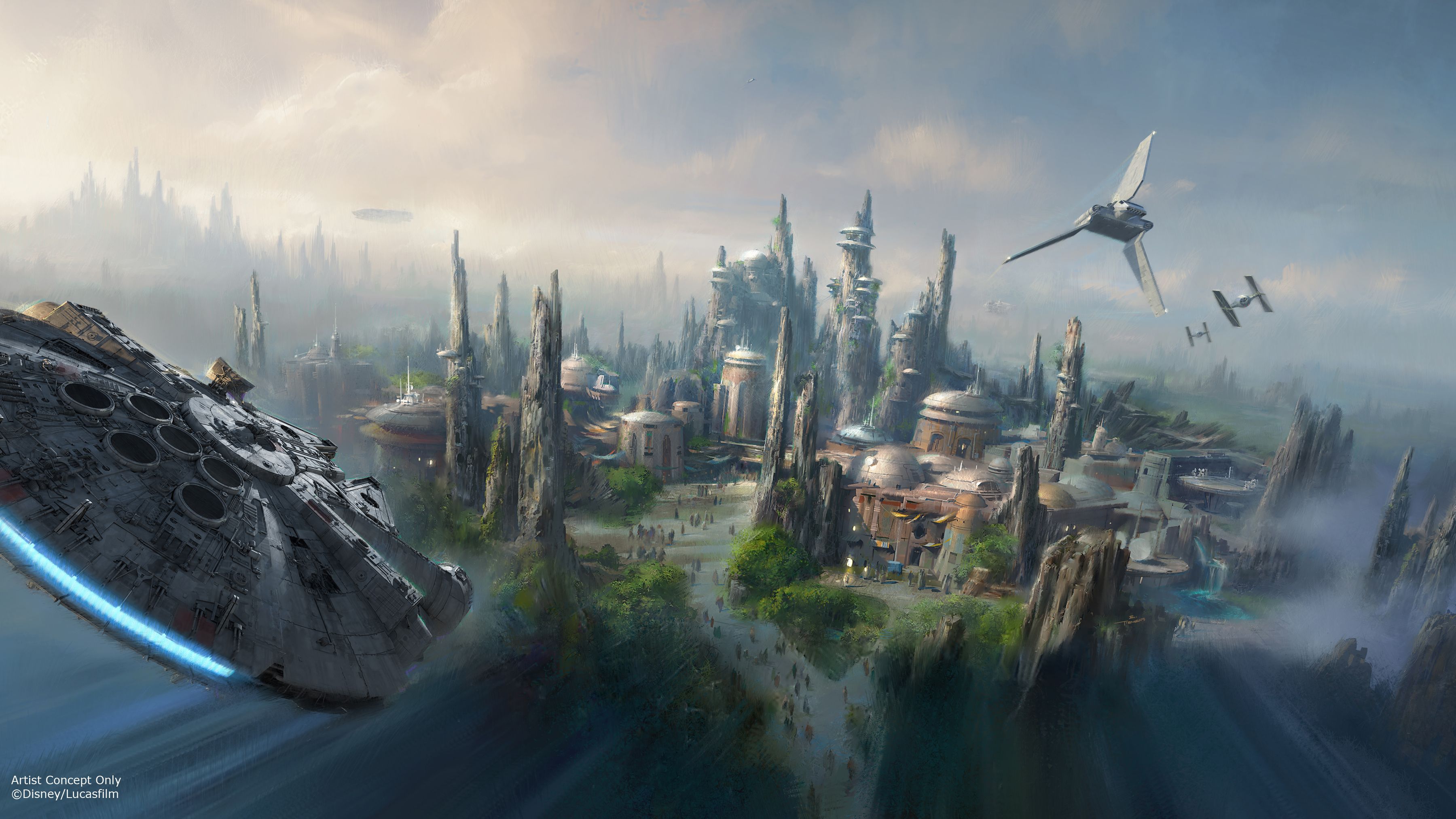 Image result for May the force finally be with you! New Disney Star Wars theme parks will open in California in May and Florida in August (and you can make your own light saber)