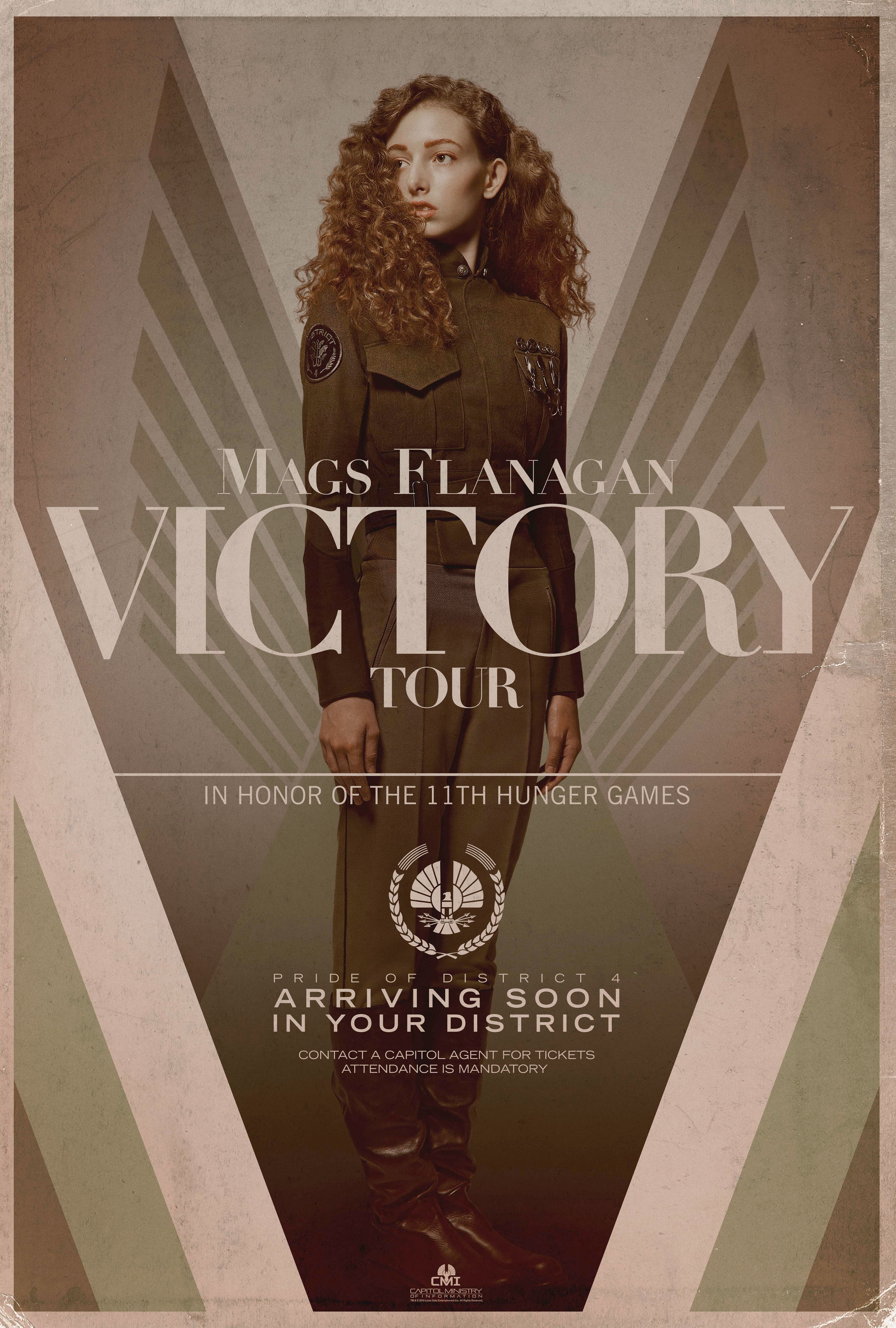 Hunger Games Victory Tour Posters Feature a Young Mags Collider