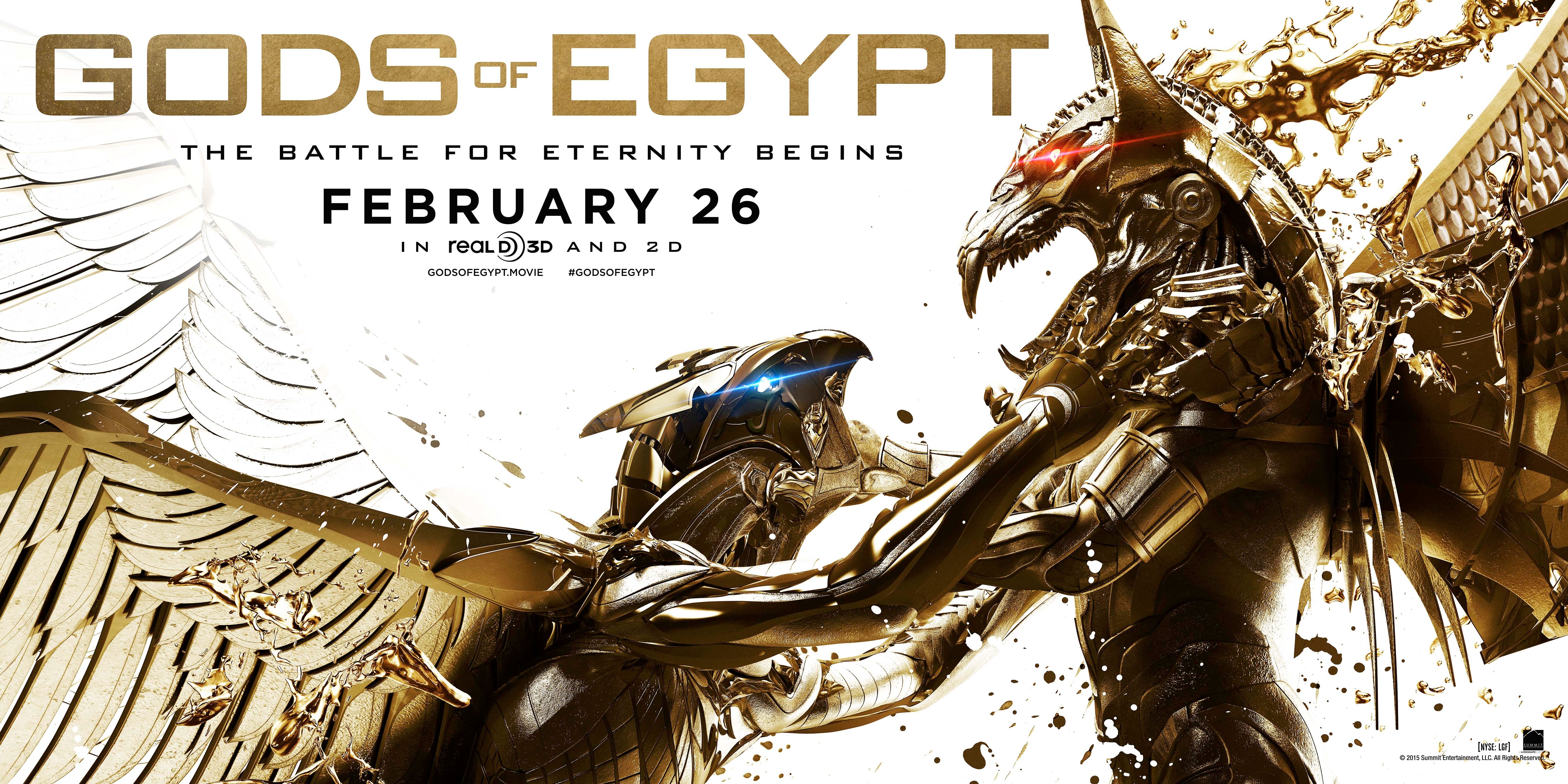 New Gods of Egypt Trailer Attempts a DoOver Collider