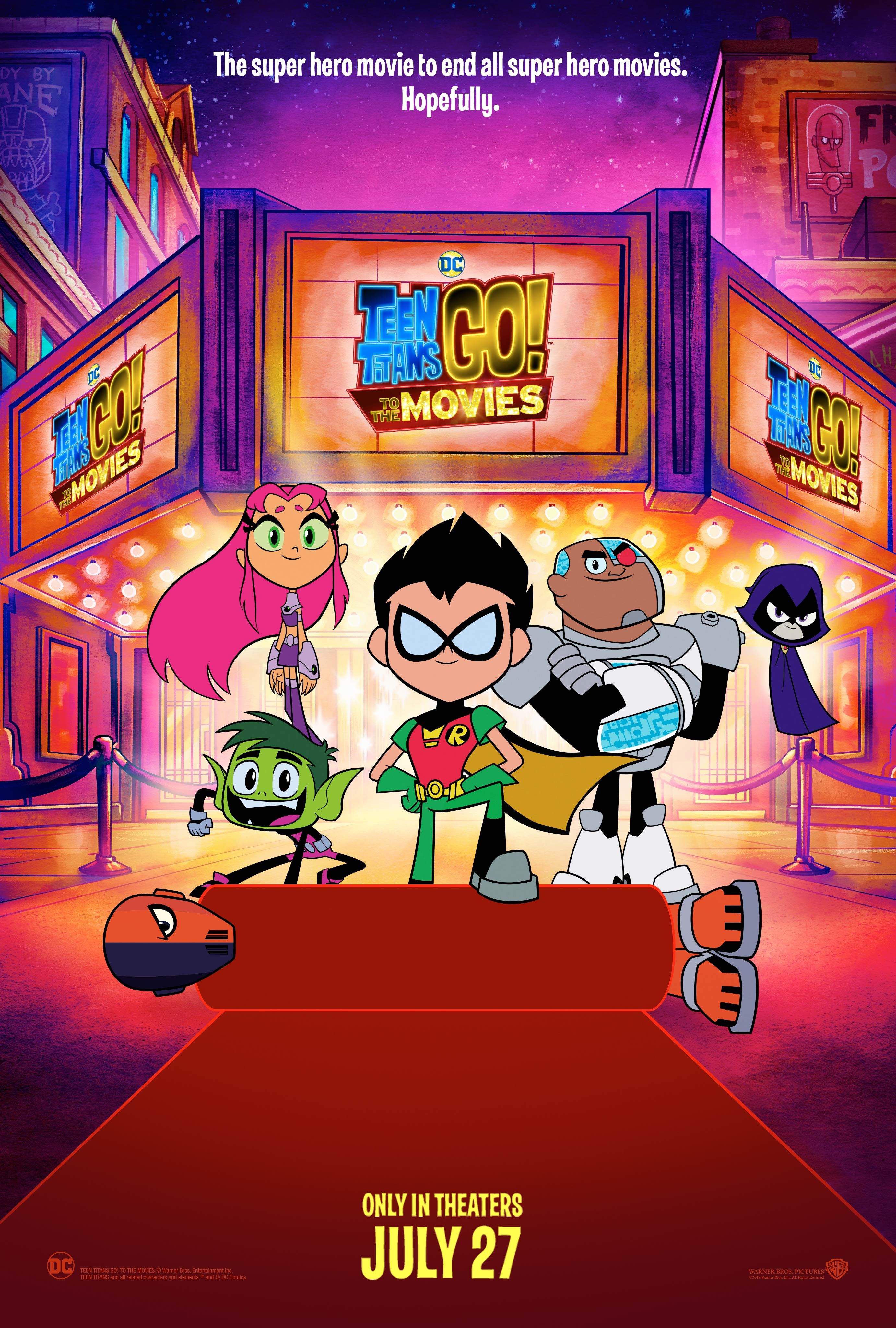 New Teen Titans Go Movie Trailer Sends Robin And Co To Hollywood Collider