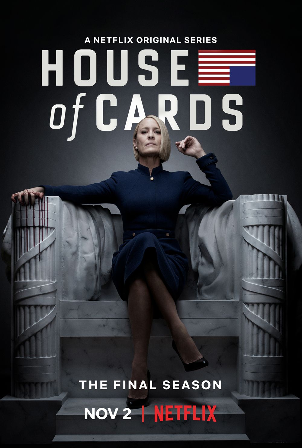 House of Cards Season 6 Poster Robin Wright Takes Center
