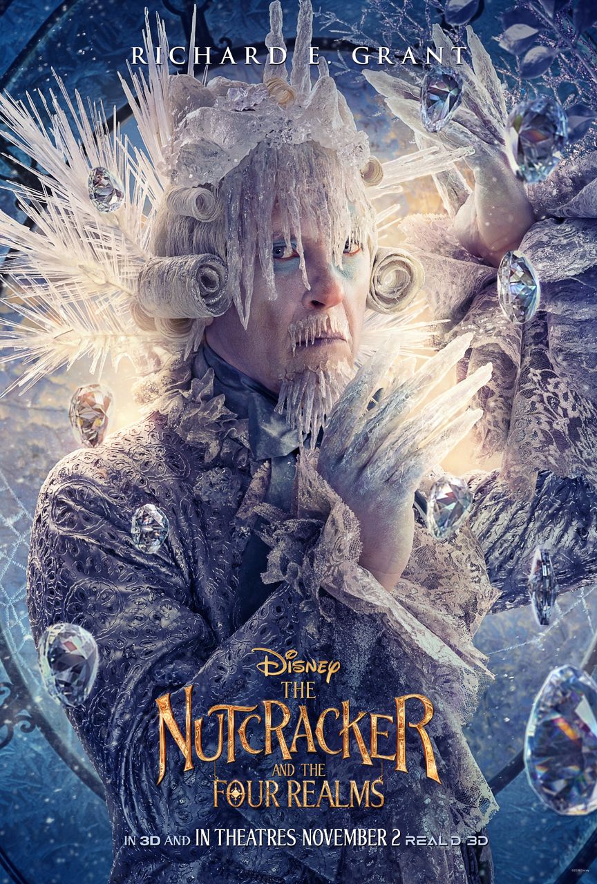 nutcracker poster richard e grant Check Out These Colorful Character Posters for Disney's The Nutcracker and the Four Realms