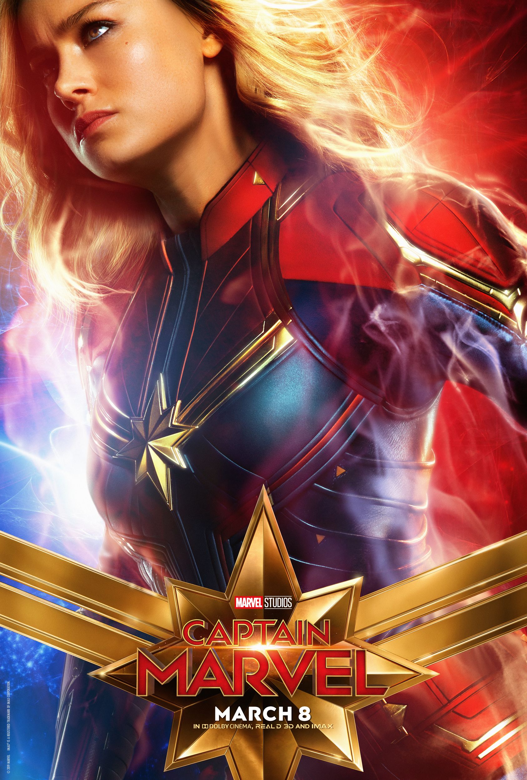Captain Marvel Character Posters Reveal Brie Larson, Goose