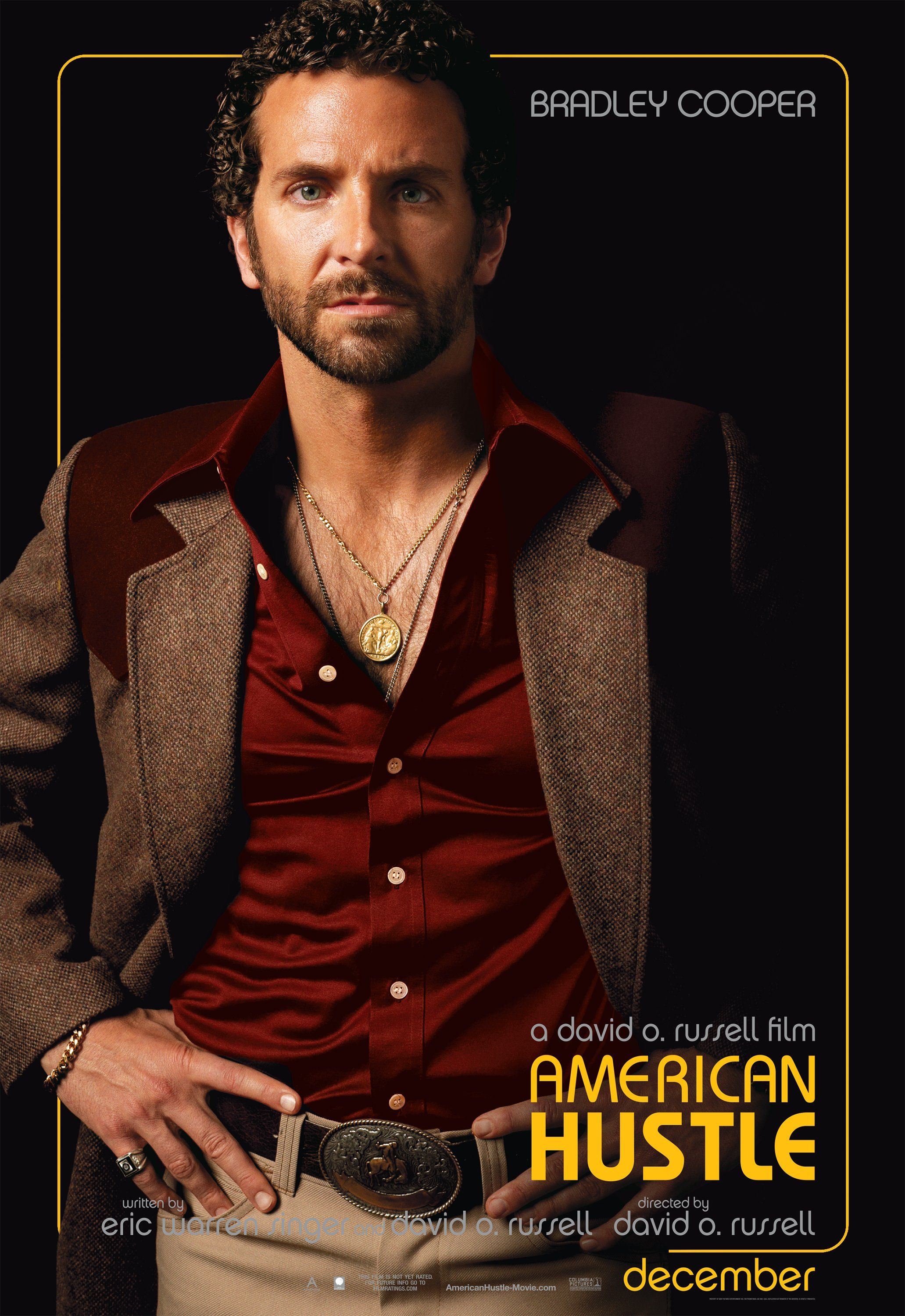 AMERICAN HUSTLE Character Posters with Christian Bale, Bradley Cooper, Jeremy Renner ...