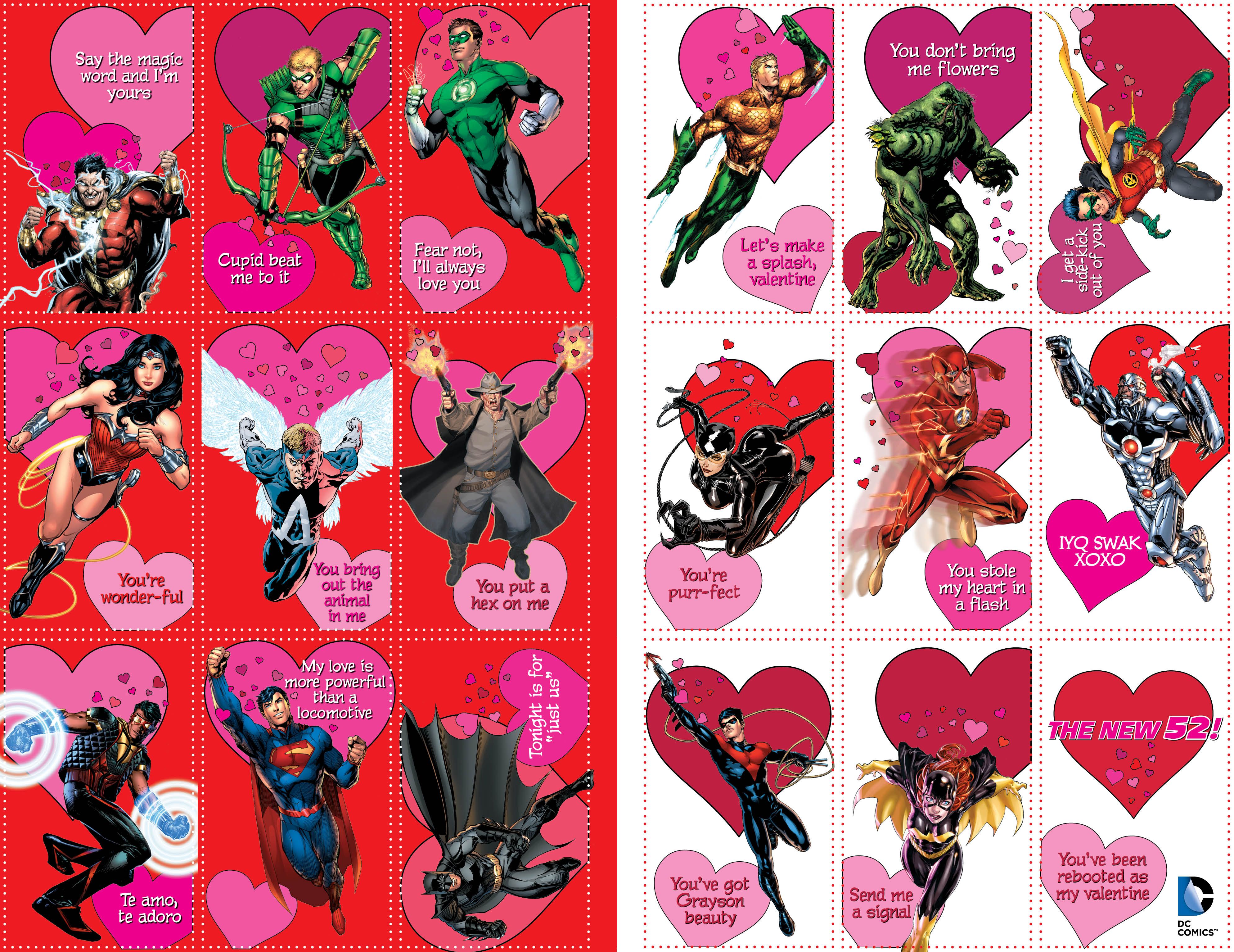 DC Comics Giveaway: Young Romance: A New 52 Valentine’s Day Special #1, Justice ...