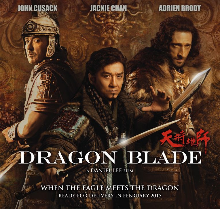 Dragon Blade Poster Featuring John Cusack Looking Silly as a Roman.