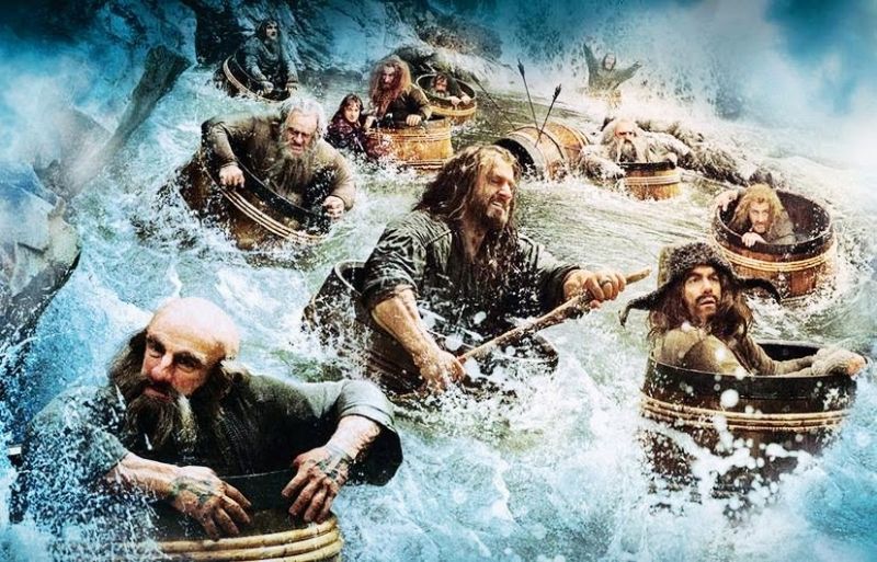 dwarves in a barrel: Desolation of Smaug