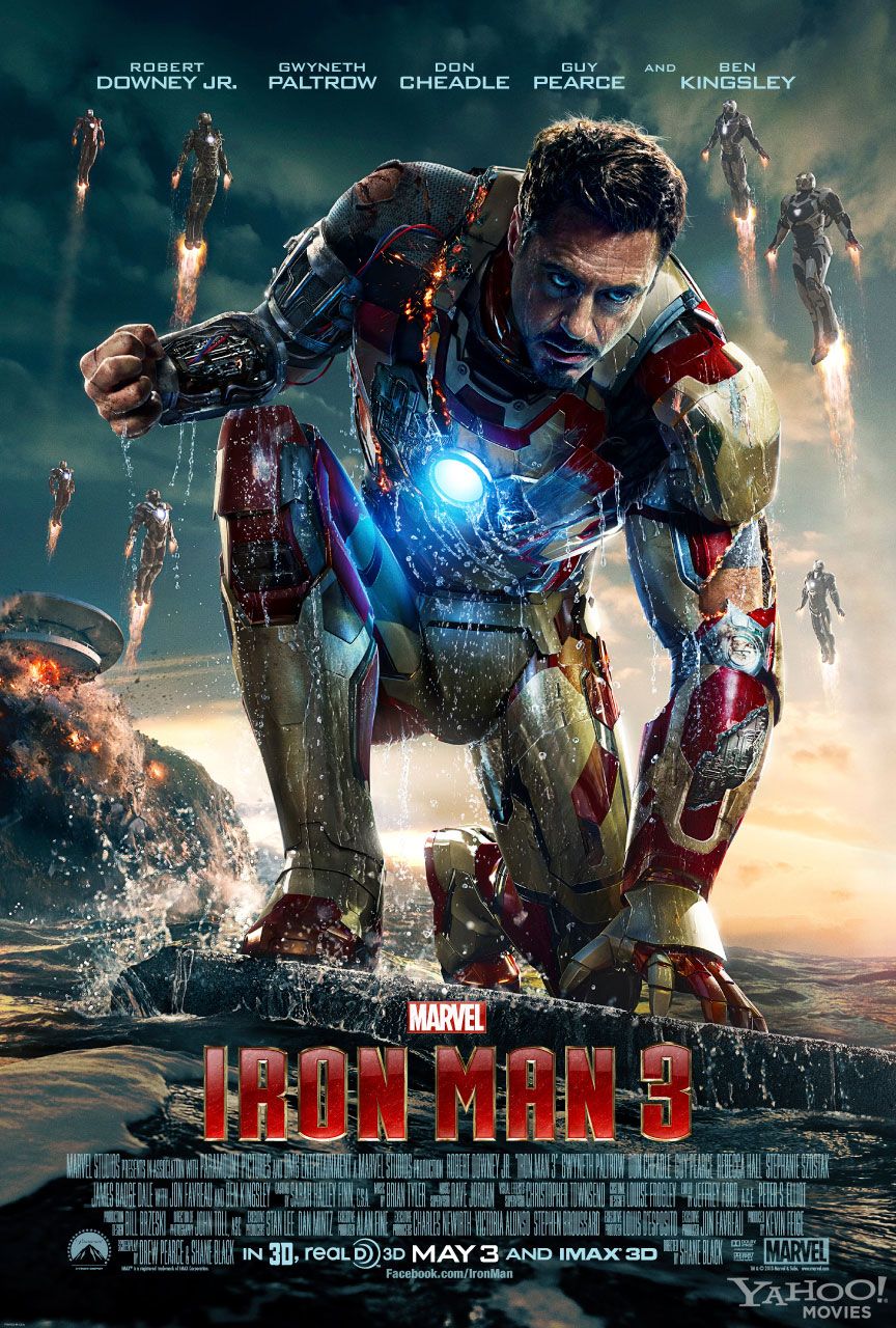 Image result for iron man 3poster