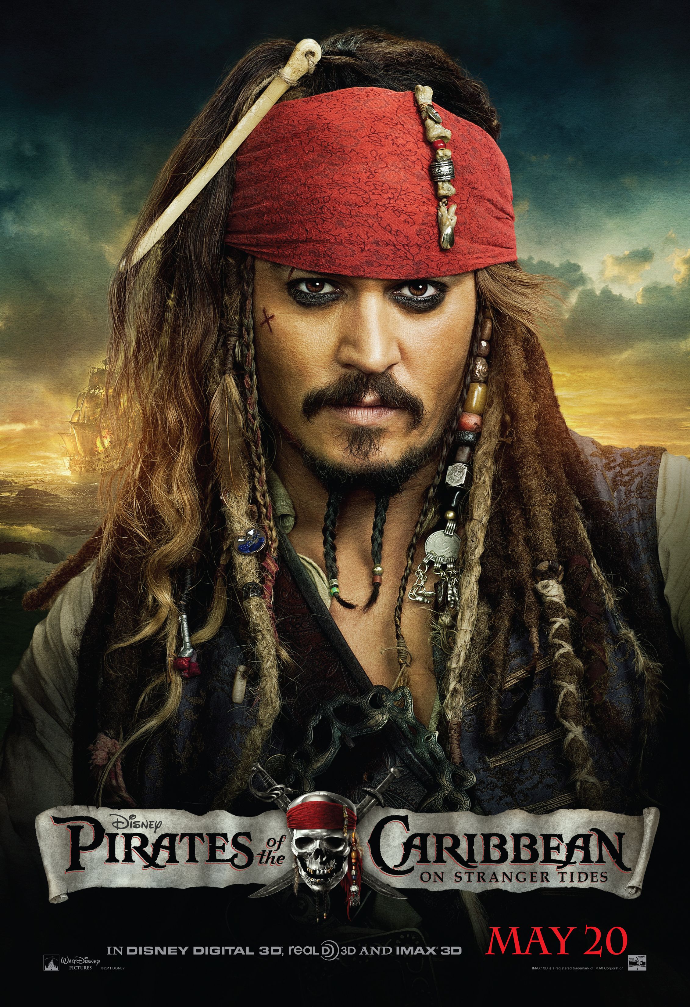 PIRATES OF THE CARIBBEAN: ON STRANGER TIDES Character Posters | Collider - What Is Pirates Of The Caribbean Streaming On