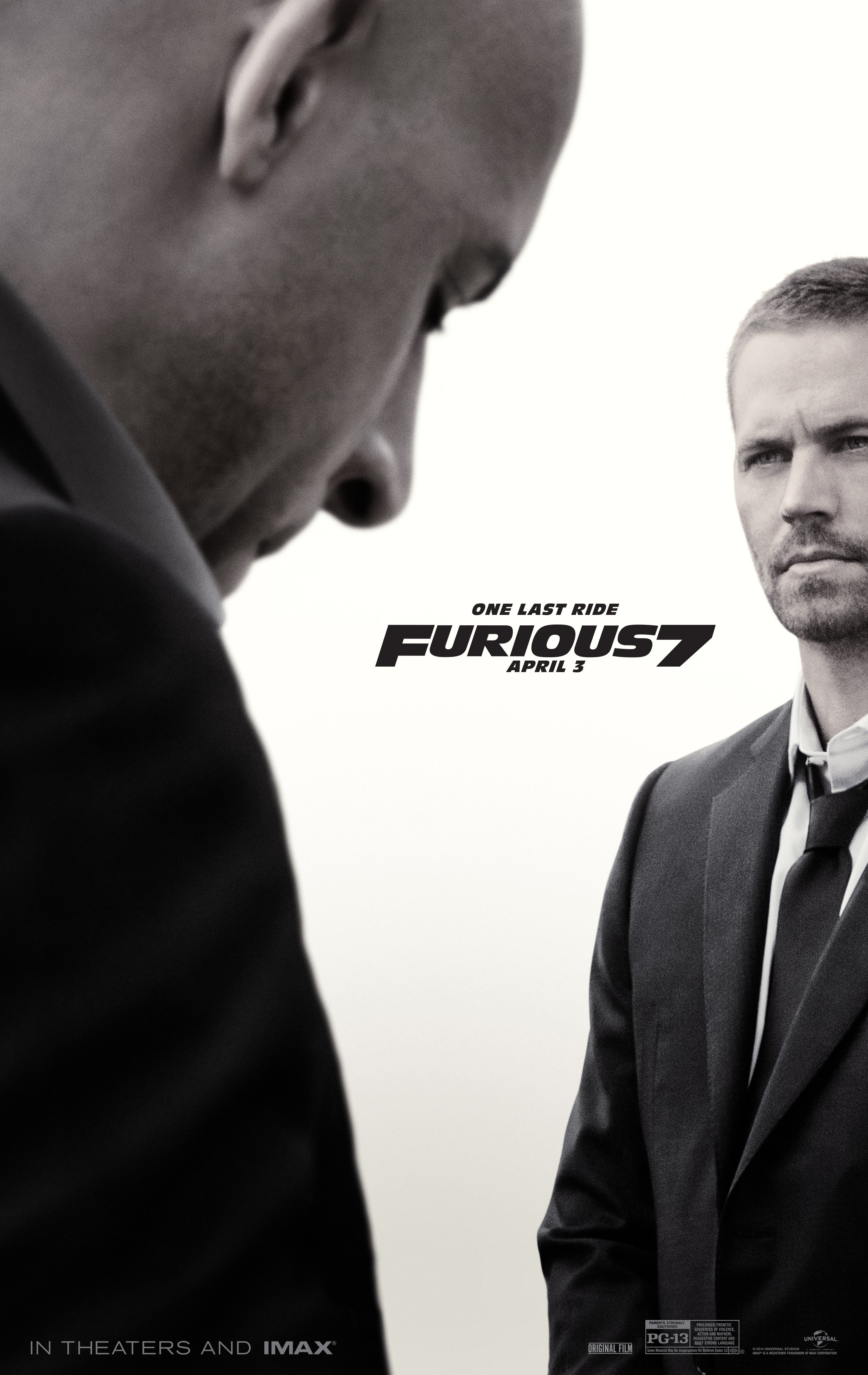 Fast & Furious 7 FF7 Cast Signed Photo Autograph Reprint Paul Walker Vin Diesel 