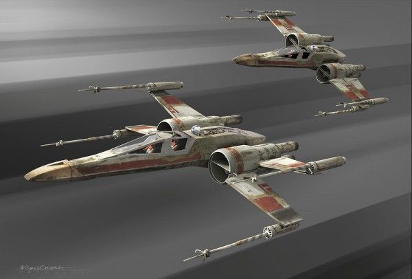 2016 Star Wars The Force Awakens Series 2 3 First Order TIE Fighter Concept Art