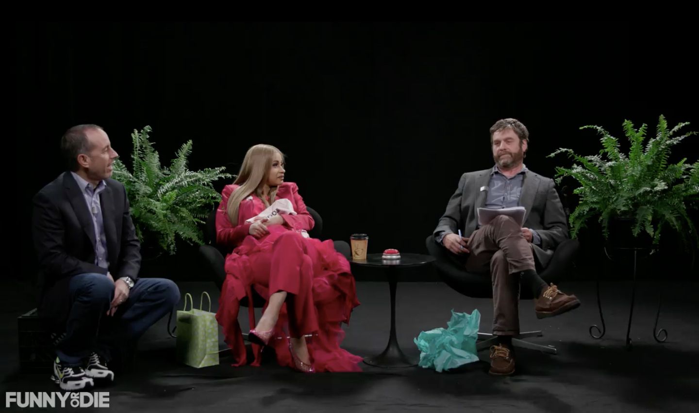 Watch Zach Galifianakis' Between Two Ferns with Seinfeld and Cardi B | Collider1440 x 852