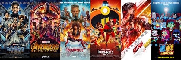 Superhero Movies Box Office Which Title Won 2018 Collider