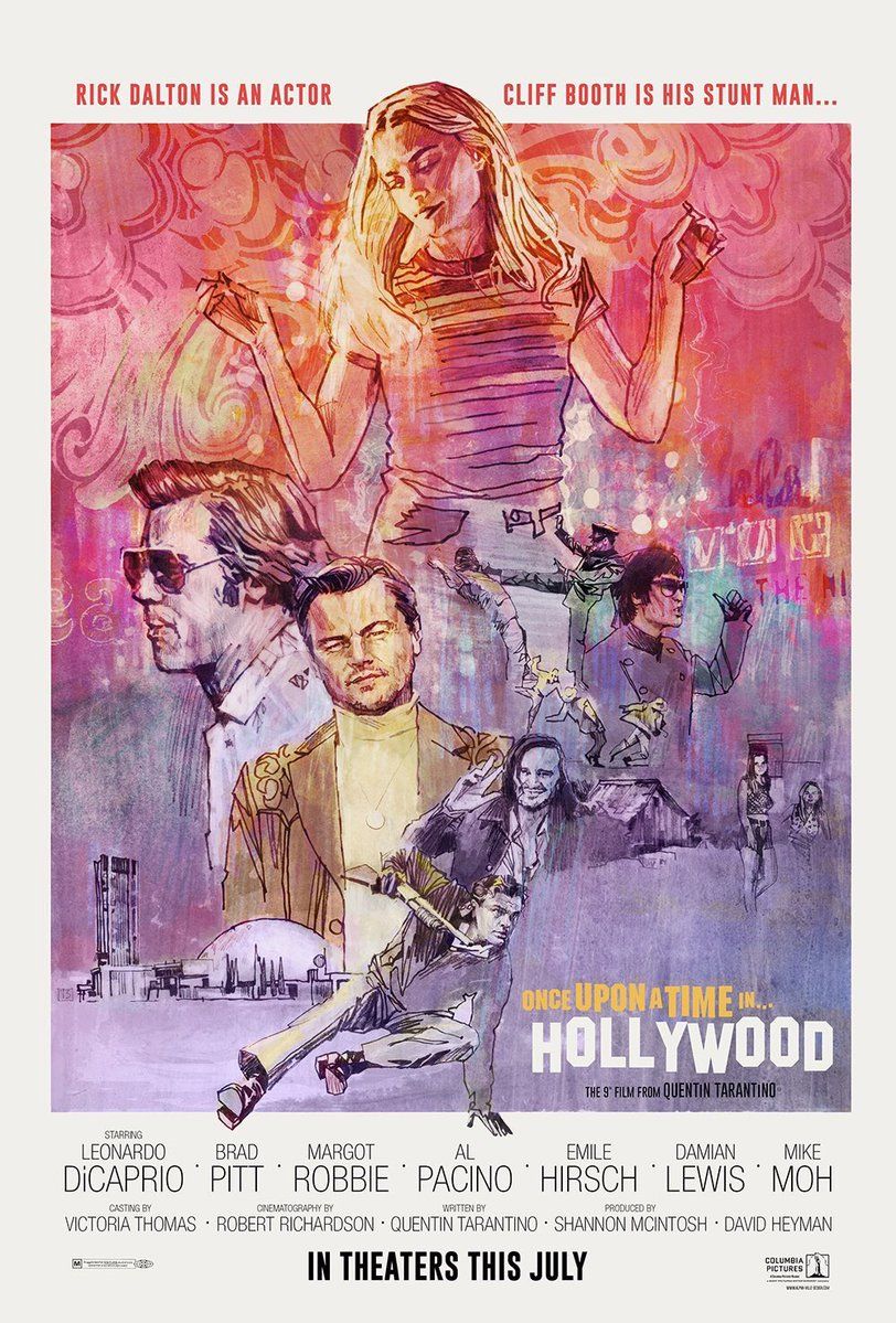 Affiche de Once Upon A Time... In Hollywood.