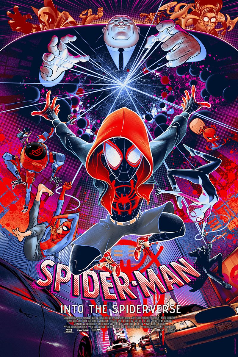 Spider-Man: Into the Spider-Verse Poster by Martin Ansin and Mondo ...