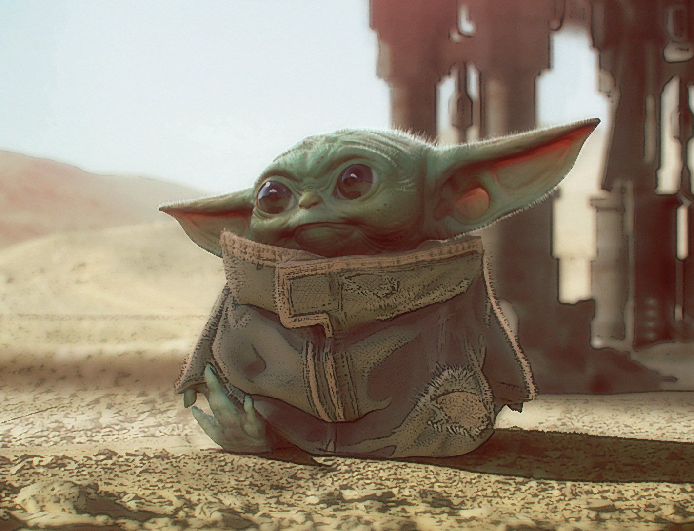 Baby Yoda Original Concept Art Revealed by Jon Favreau | Collider1423 x 1090