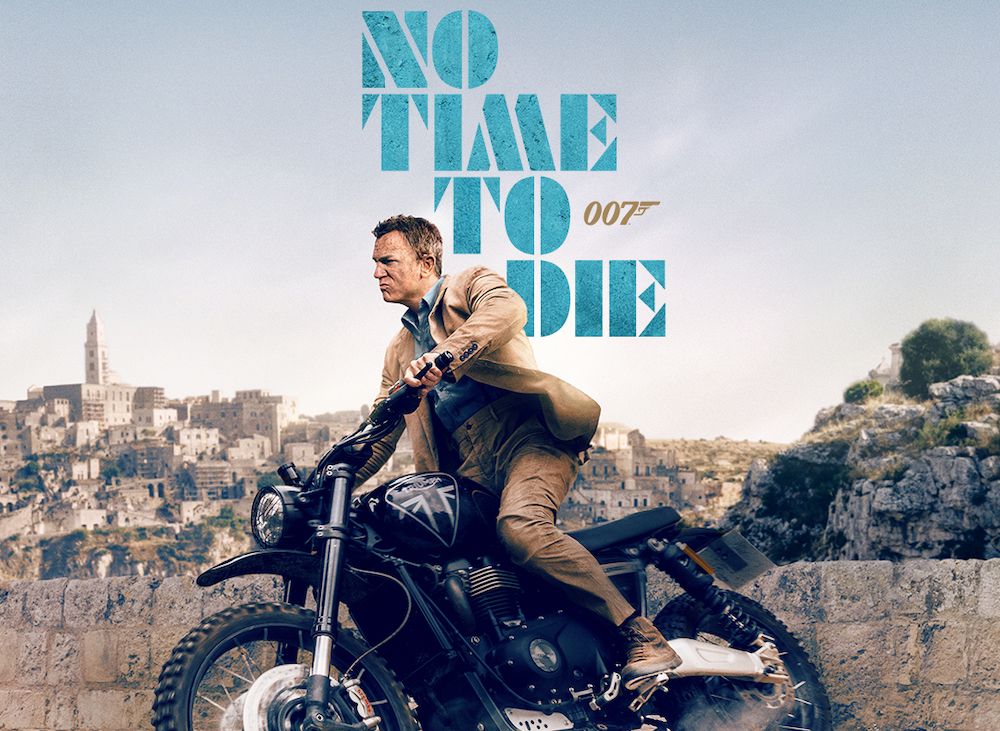 No Time to Die IMAX Poster Features Daniel Craig's Motorcycle ...