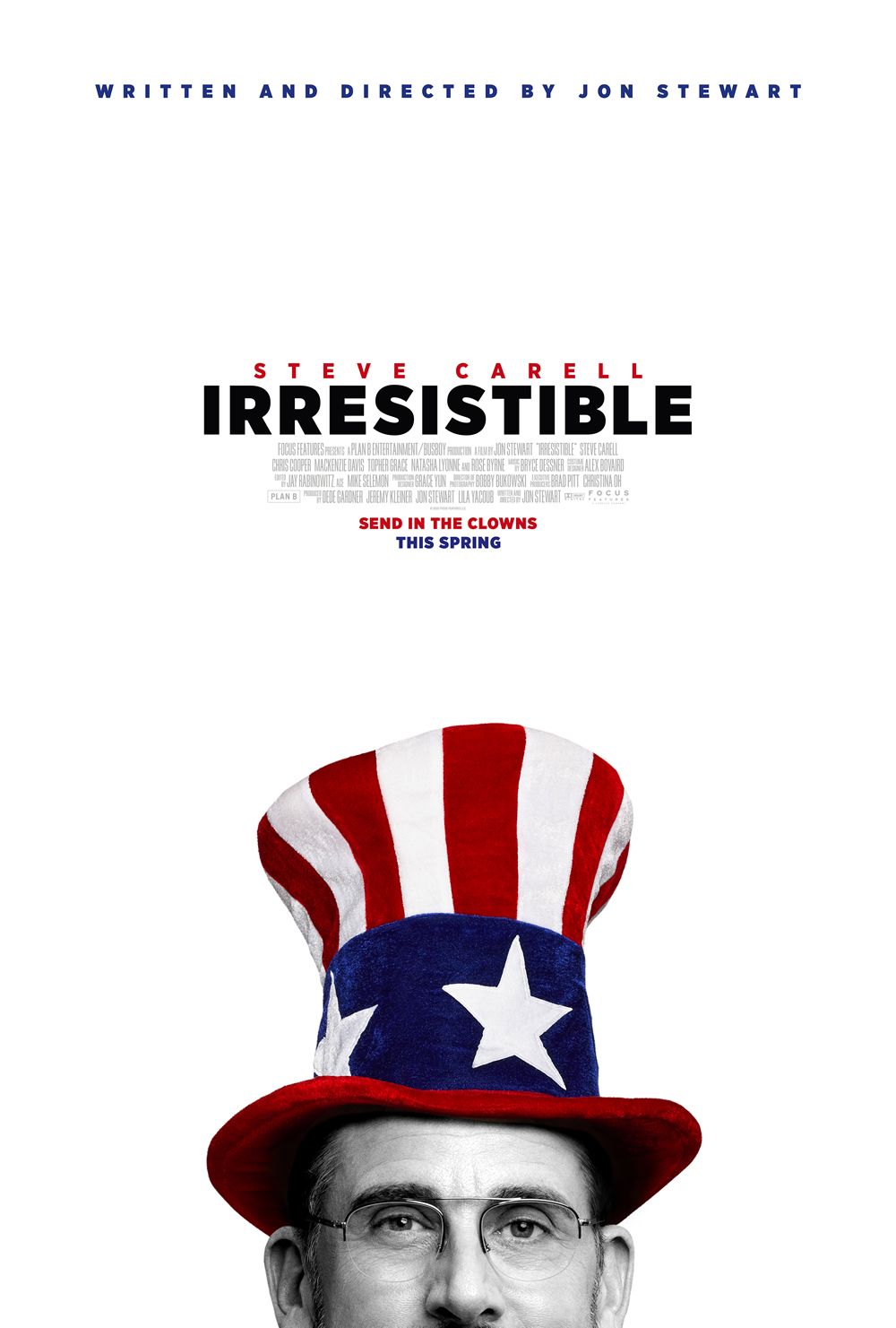 Irresistible Poster Has Jon Stewart Sending in the Clowns | Collider